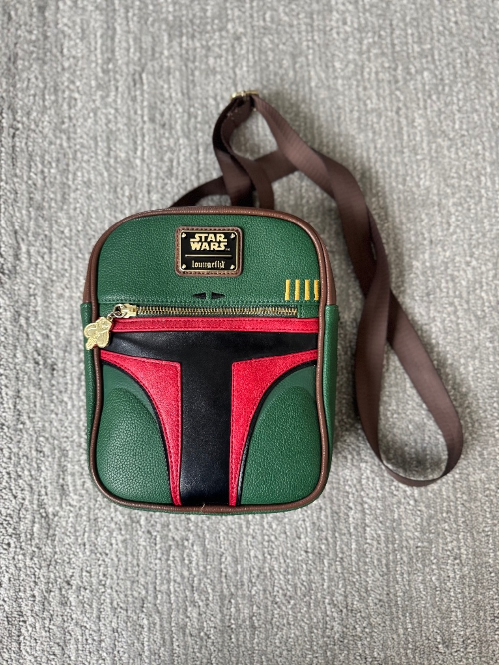 Loungefly Boba Fett Crossbody Bag, Star Wars